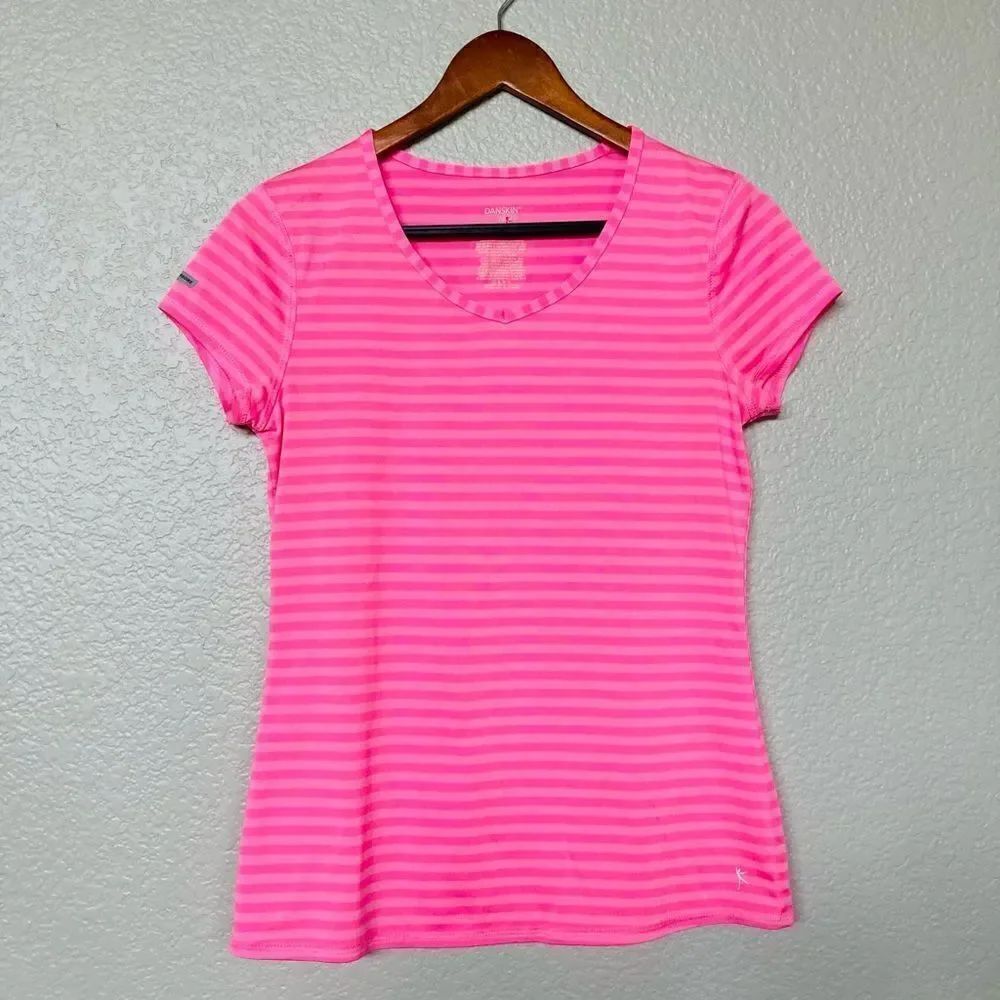 Danskin Active Workout Hot Pink Semi-Fitted Top S